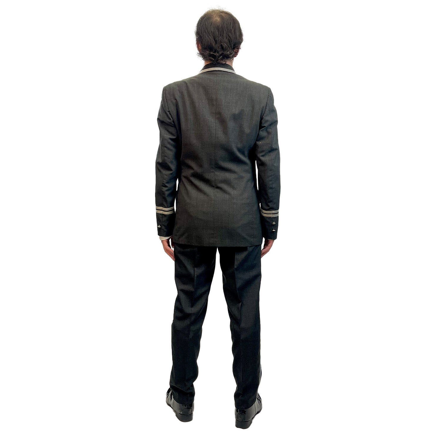 Abracadabra Nyc Deluxe Grey Doorman Uniform Adult Costume