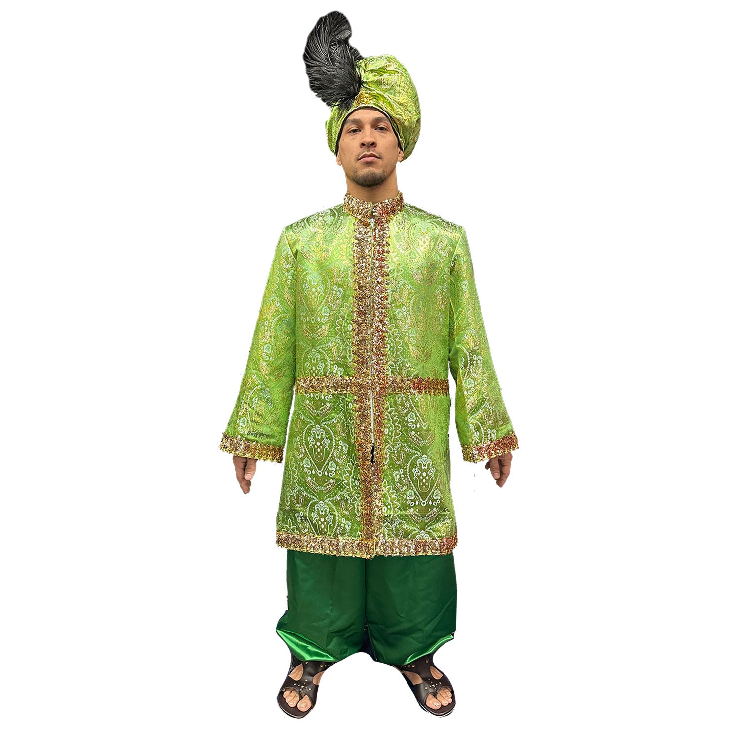 Abracadabra Nyc International Enchanting Green Sultan Adult Costume