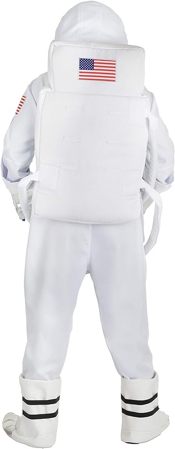 Abracadabra Nyc Deluxe White Astronaut Suit Unisex Adult Costume