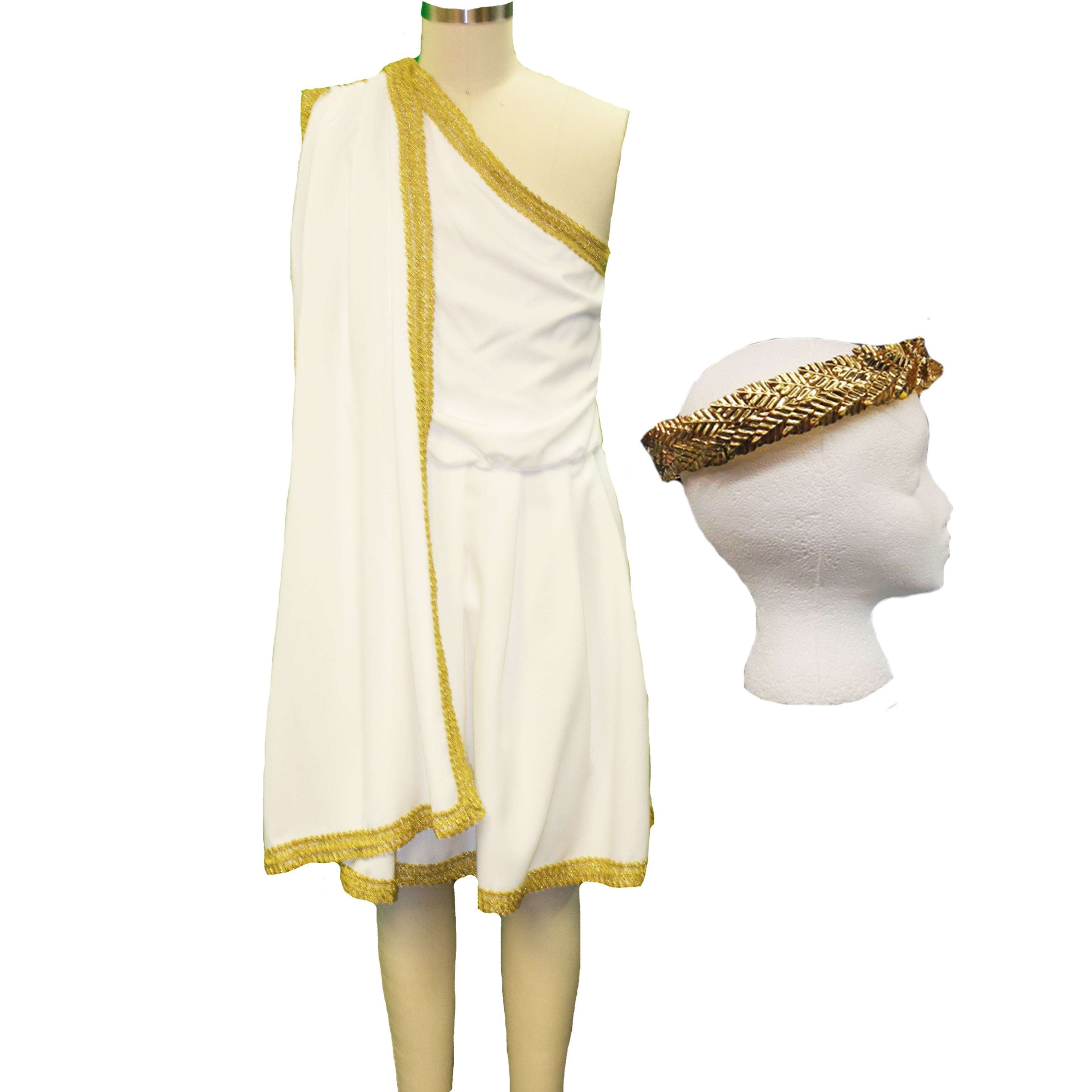 Abracadabra Nyc Roman Short Toga Men's Costume