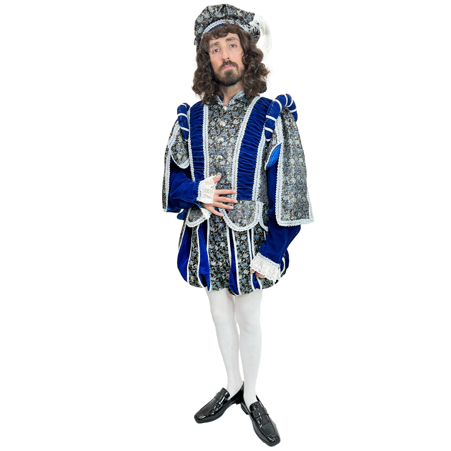 Abracadabra Nyc Medieval Classic Royal Blue Duke Adult Costume