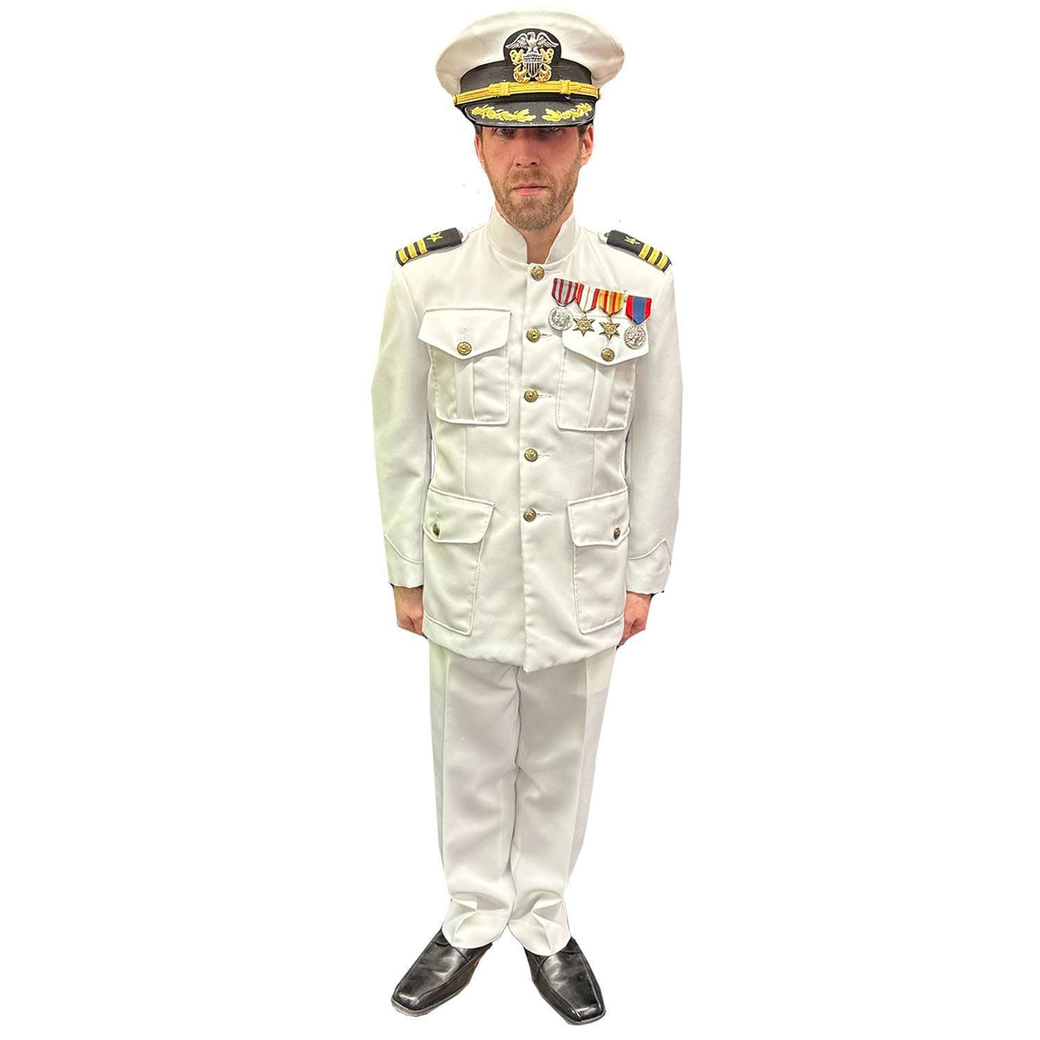 Abracadabra Nyc Production Quality USN Navy Admiral Adult Uniform Costume