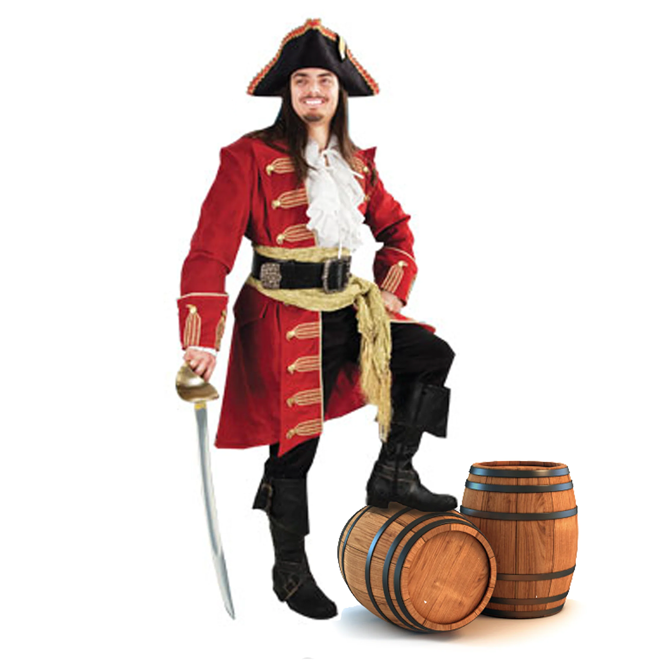 Abracadabra Nyc Premium Pirate Captain Morgan Adult Costume