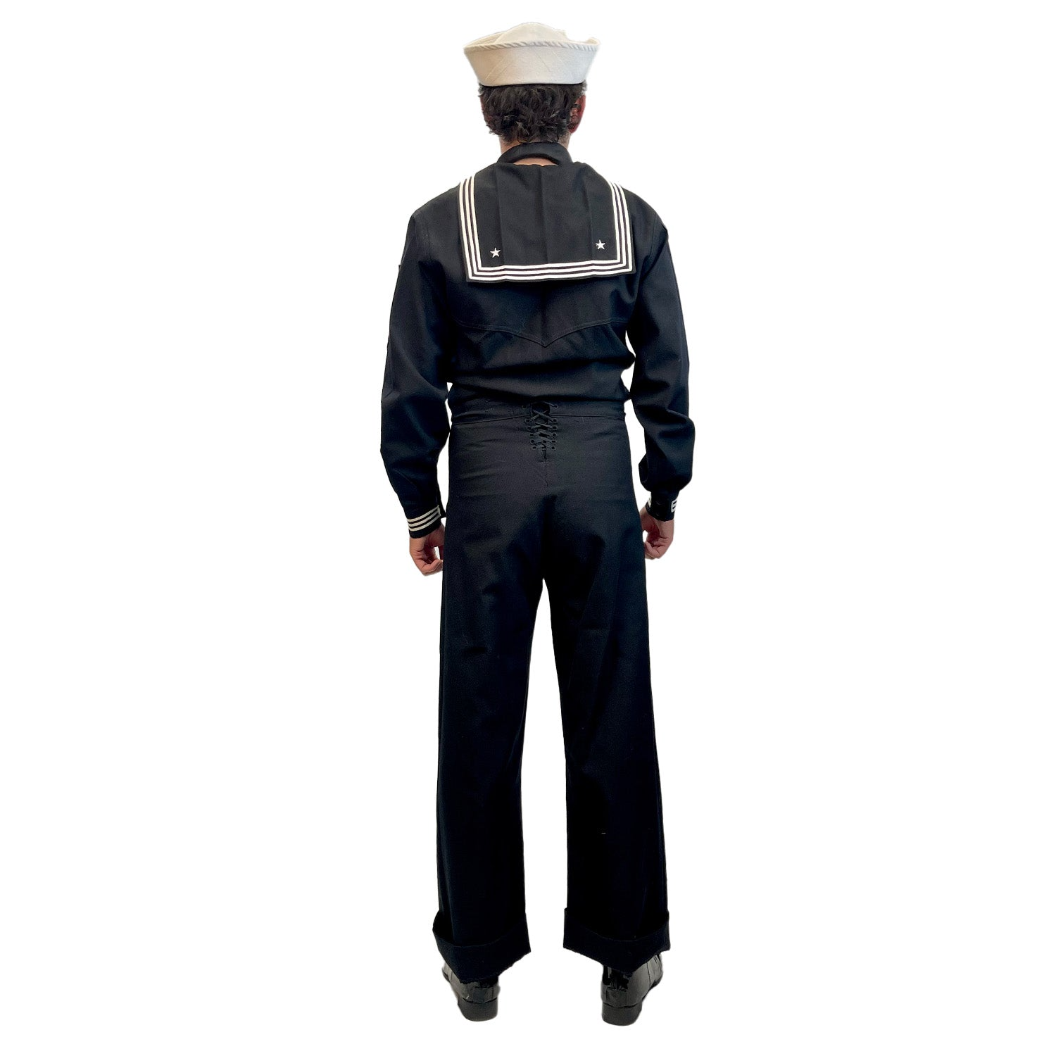 Abracadabra Nyc Production Quality US Navy Black Cracker Jack Adult Uniform