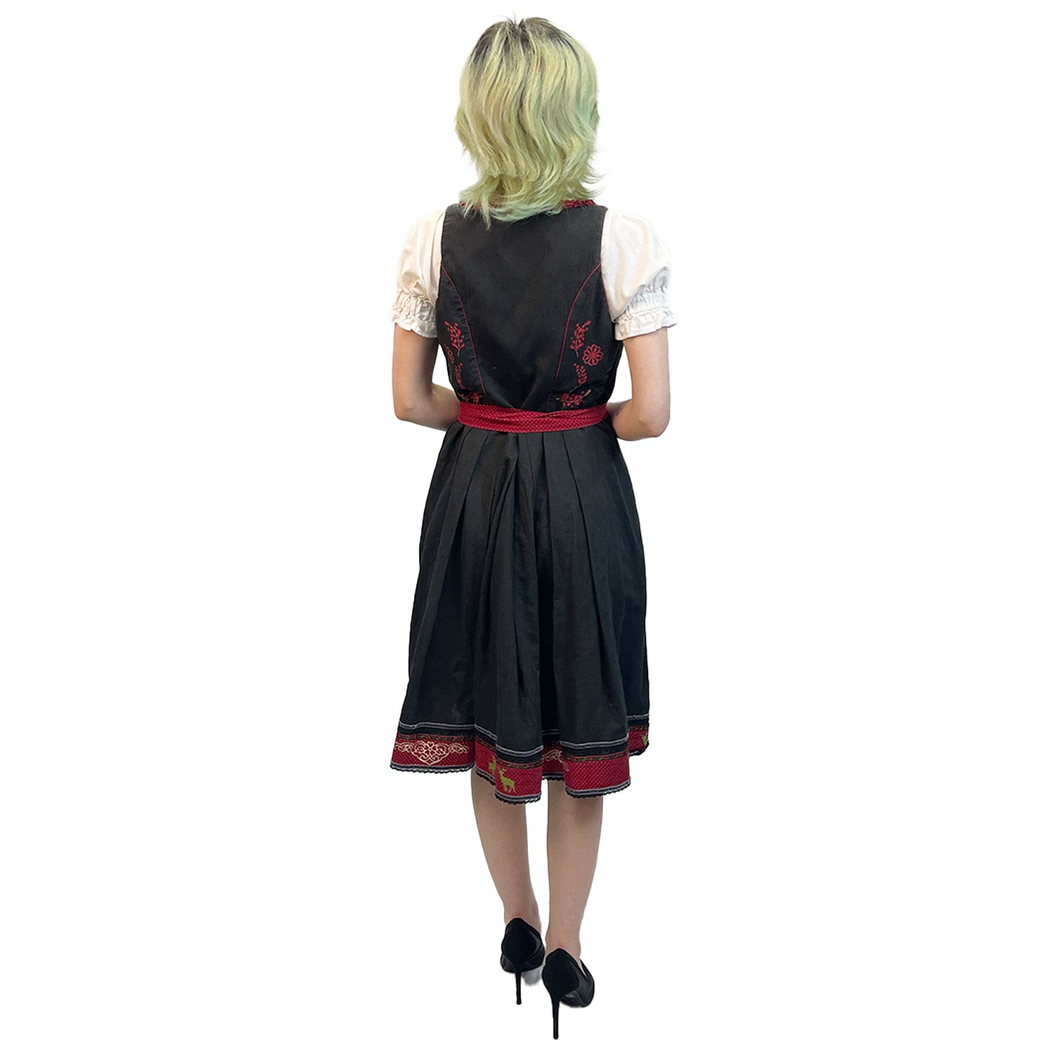 Abracadabra Nyc Authentic German Women Red Dirndl Adult Costume