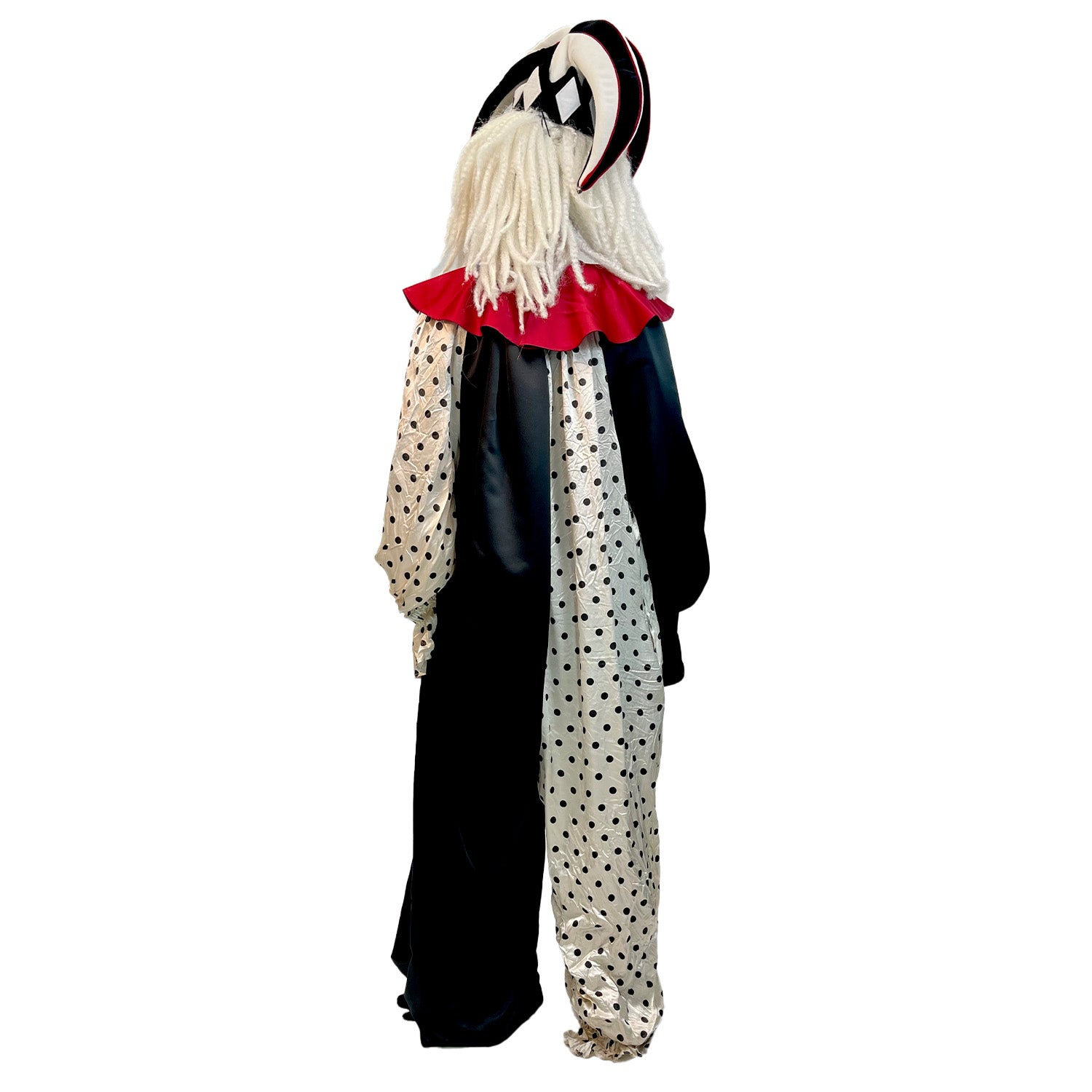 Abracadabra Nyc Red, White & Black Clown Jester Adult Costume