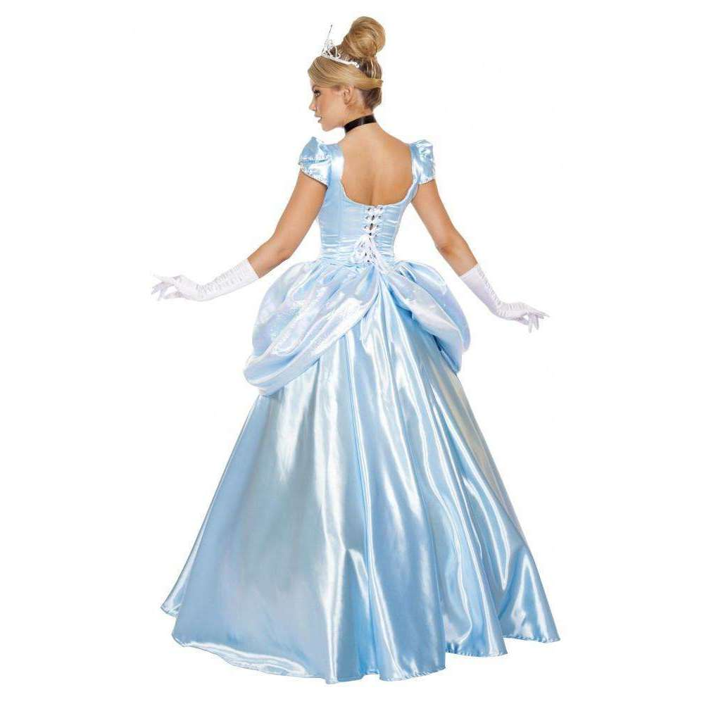 Abracadabra Nyc Stroke of Midnight Maiden Cinderella Blue Ball Gown Dress Adult Costume