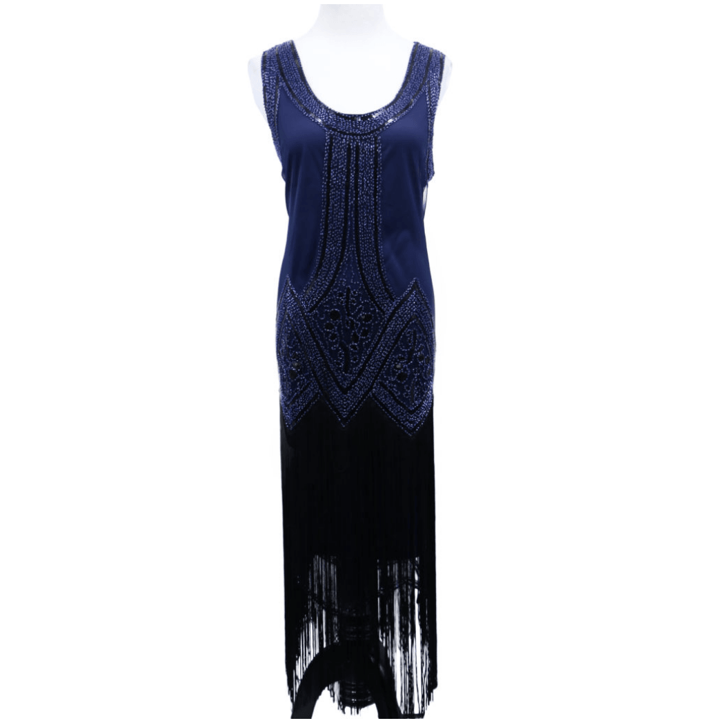 Abracadabra Nyc Unique Art Deco Flapper Dress