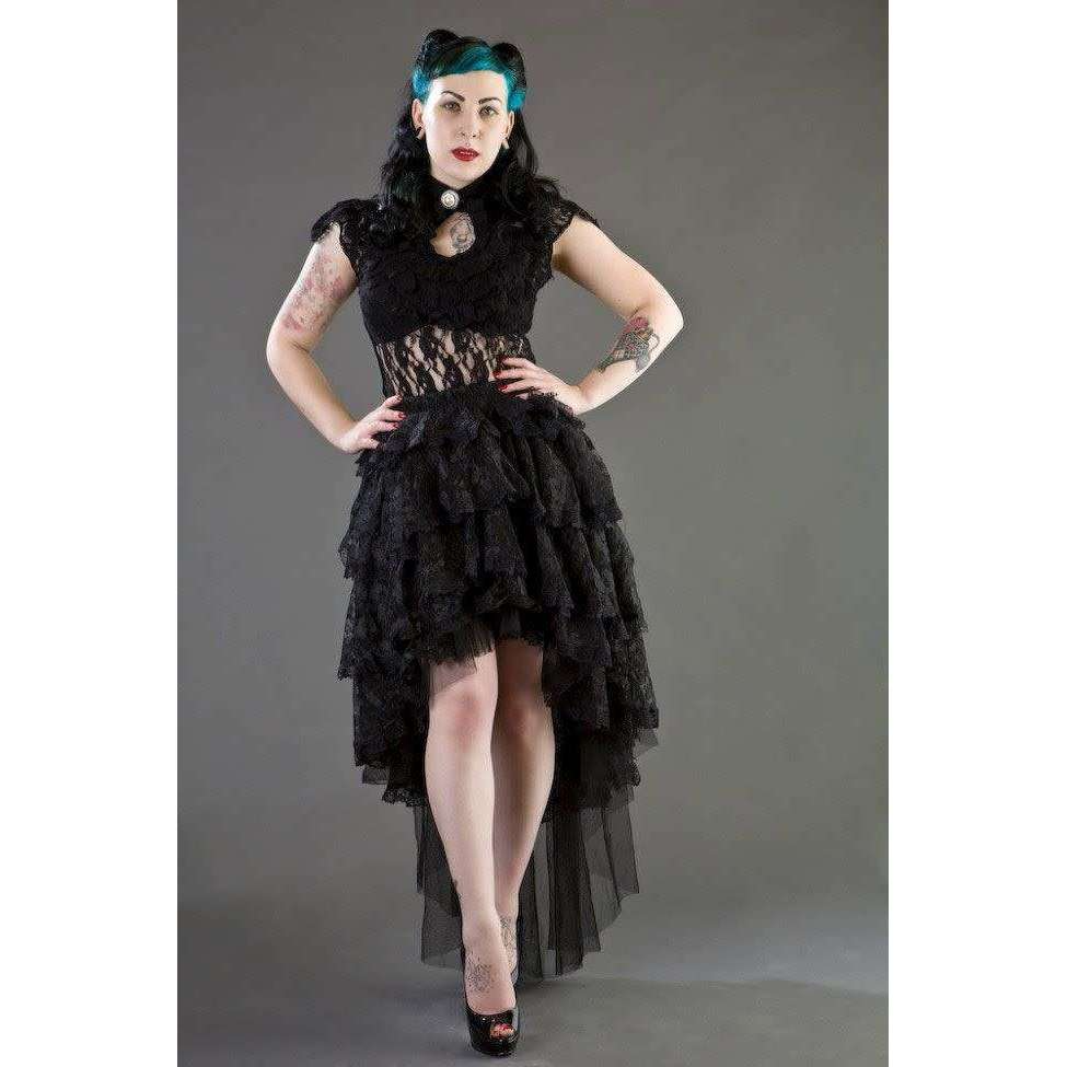 Abracadabra Nyc Classic Dita Gothic Lace Top