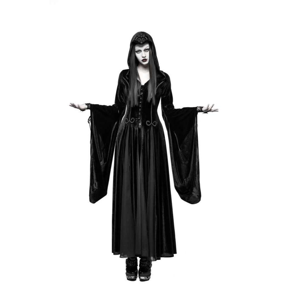 Abracadabra Nyc Gothic Dark Goddess Long Coat