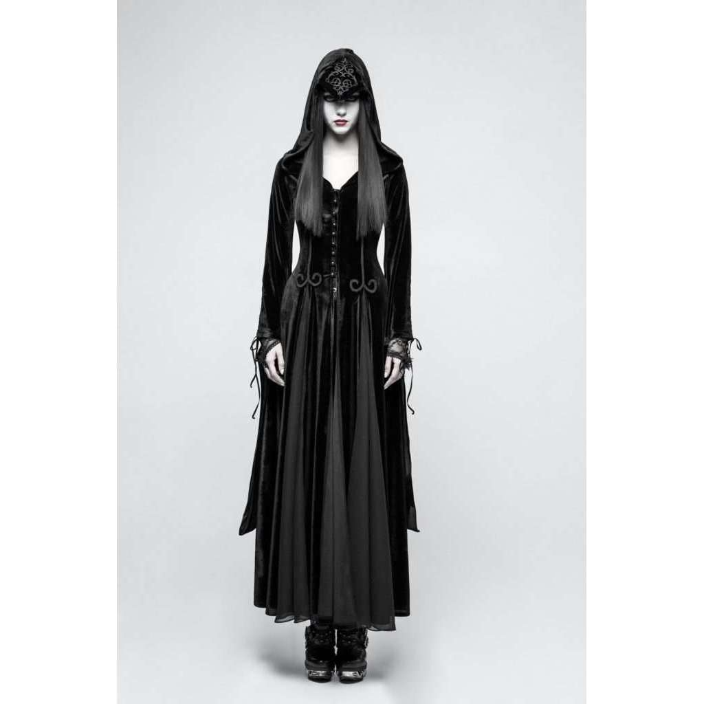 Abracadabra Nyc Gothic Dark Goddess Long Coat