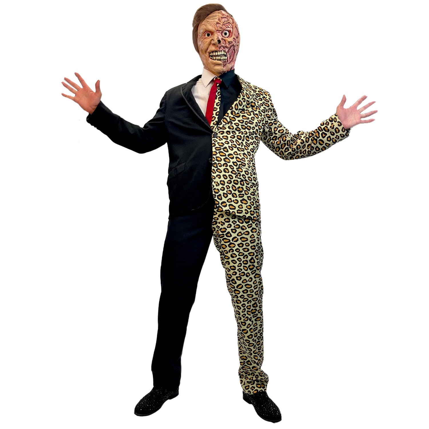 Abracadabra Nyc Exclusive Two-Faced Premium Half Printed Adult Costume Set