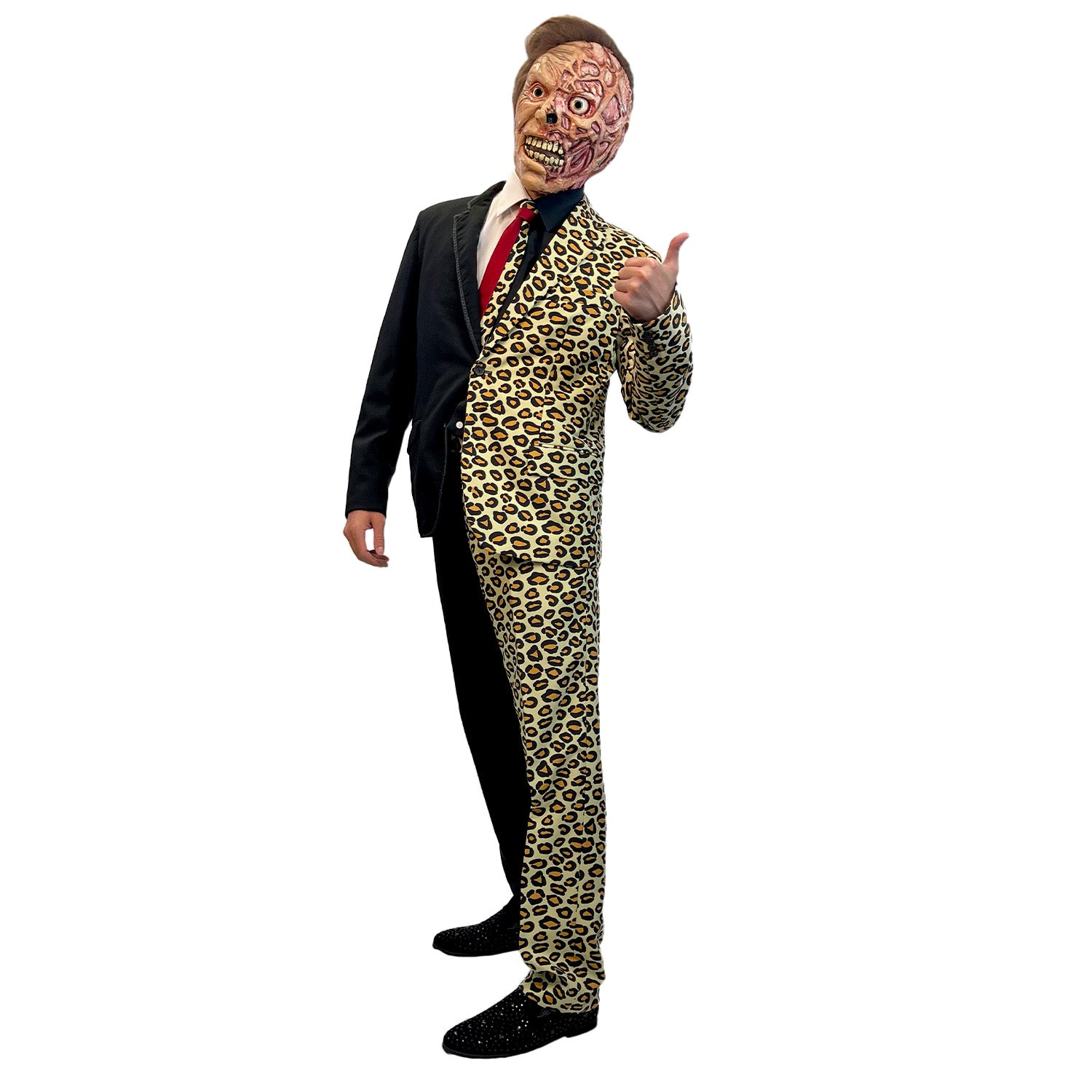 Abracadabra Nyc Exclusive Two-Faced Premium Half Printed Adult Costume Set