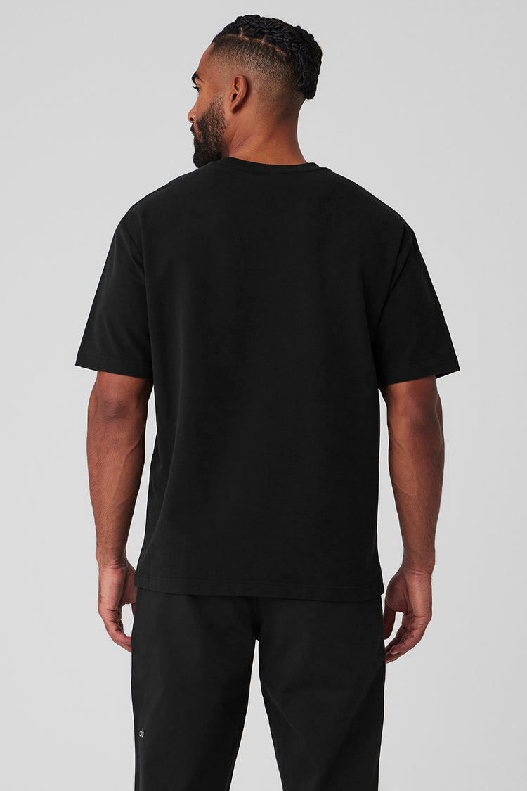 Alo Yoga Double Take Short Sleeve - Black