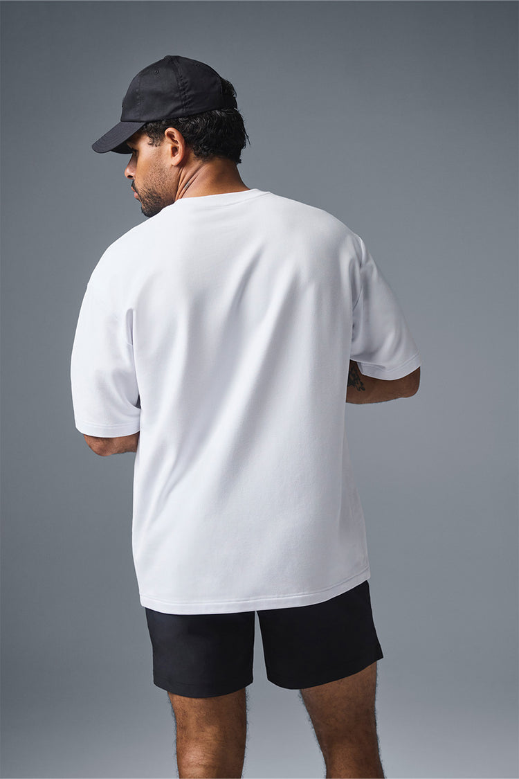 Alo Yoga Double Take Short Sleeve - White