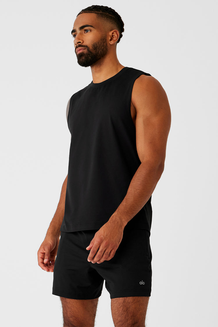 Alo Yoga Conquer Muscle Tank - Black