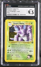 Cash Cards Unlimited Giovanni's Nidoking 7/132 Gym Challenge - 2000 Pokemon - CGC 9.5