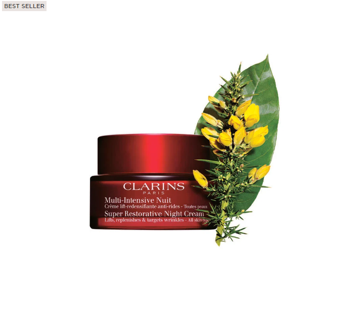 Clarins Super Restorative Night Cream - All Skin Types - 1.7 oz