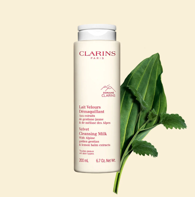 Clarins Velvet Facial Milk Cleanser - 13.4 oz