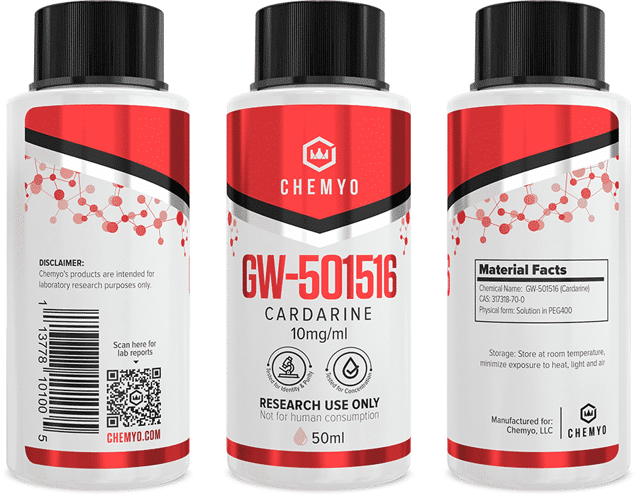 Chemyo GW501516 | Cardarine Solution 10mg/ml – 50ml