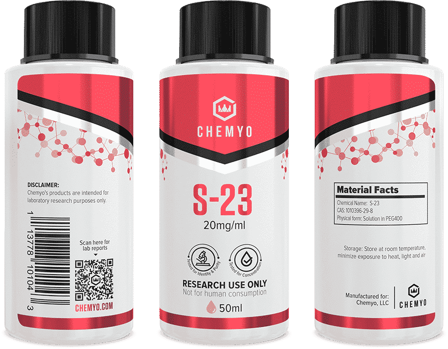 Chemyo S23 | S-23 SARM Solution 20mg/ml – 50ml