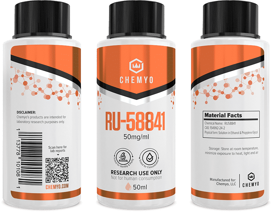 Chemyo RU58841 | RU-58841 Solution 50mg/ml – 50ml