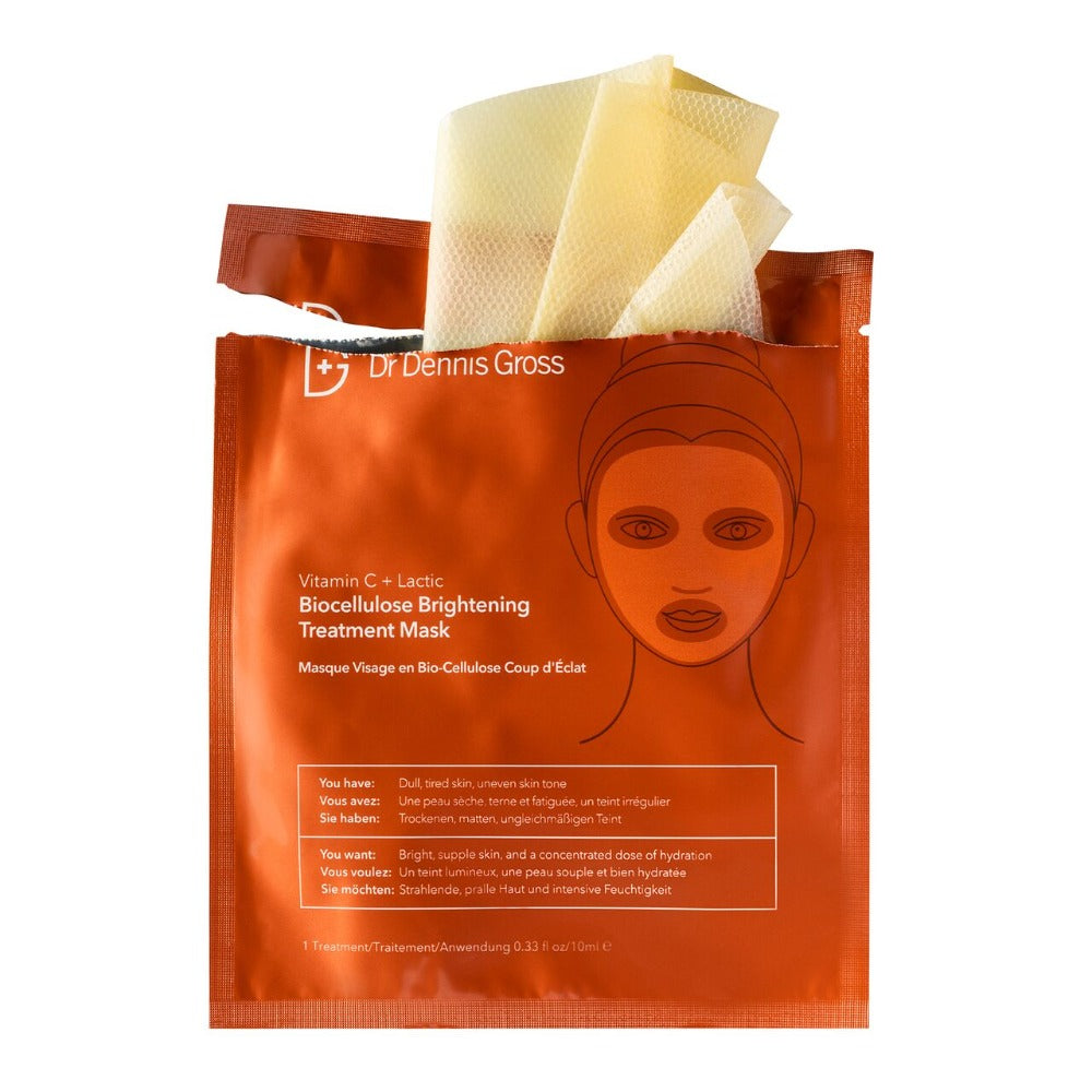 Dr. Dennis Gross Vitamin C Lactic Biocellulose Brightening Treatment Mask