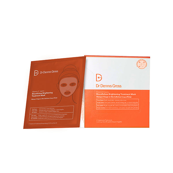 Dr. Dennis Gross Vitamin C Lactic Biocellulose Brightening Treatment Mask