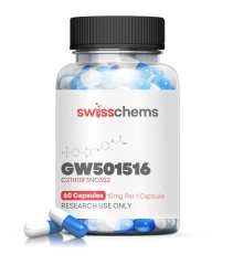 Swiss Chems GW-501516 (Cardarine), 600mg (10mg/capsule)