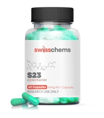 Swiss Chems S-23, 600mg (10mg/capsule)