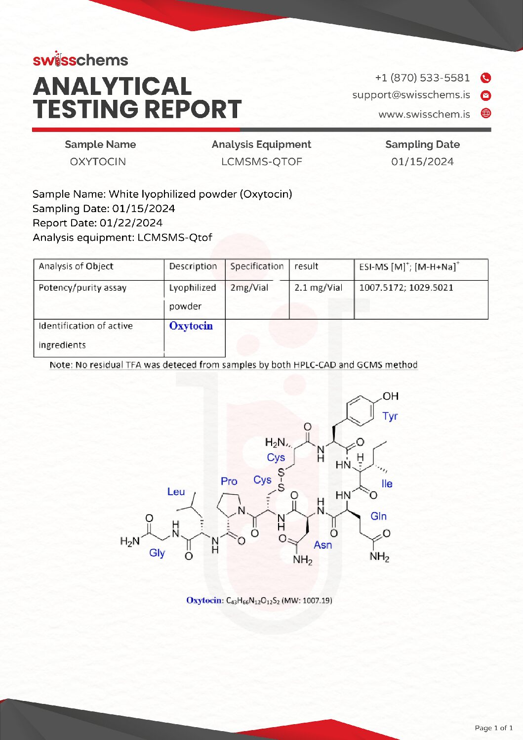 Swiss Chems Oxytocin