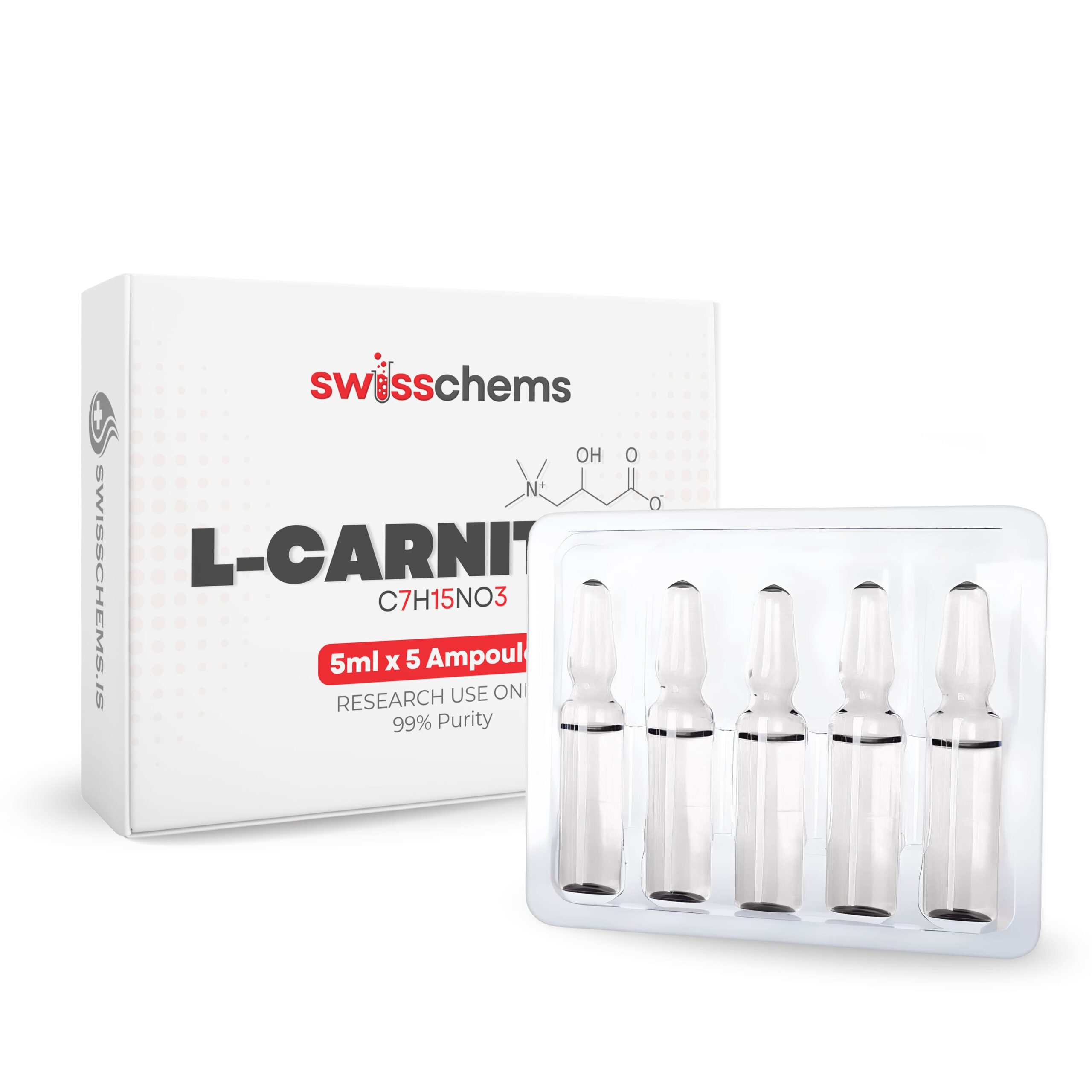 Swiss Chems L-carnitine 25 ml (price is per box)