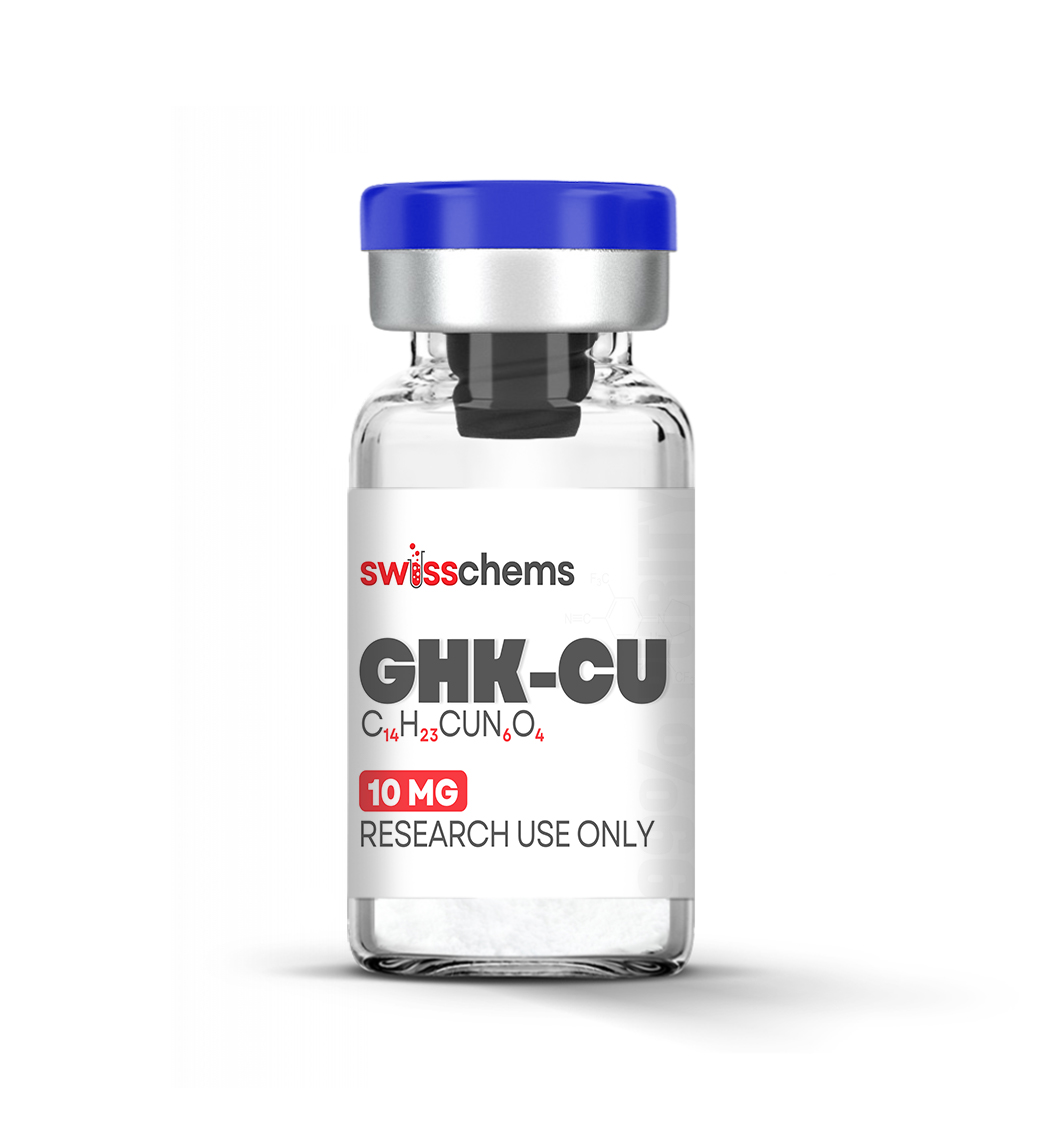 Swiss Chems GHK-Cu Copper Peptide 10mg (price is per kit, 10 vials) 100mg