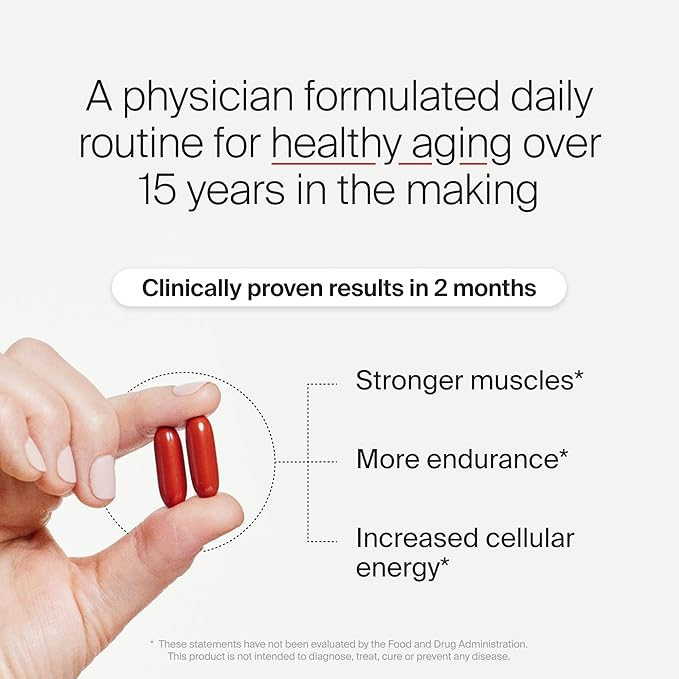 Timeline Mitopure Urolithin A - First Clinically Proven Supplement for Healthy Aging and Cellular Renewal - Mitoceutical for Muscle Strength, Endurance and Longevity - 60 Softgels