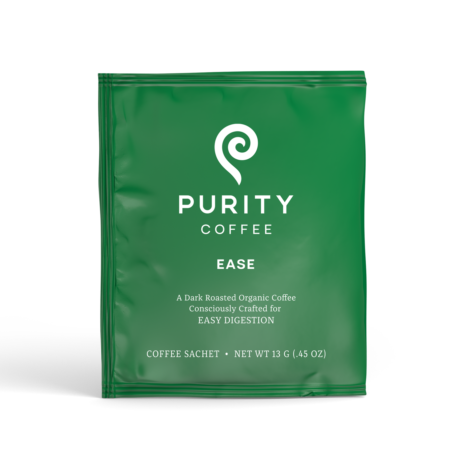 Purity Coffee EASE: Dark Roast Single-Serve Pocket Purity