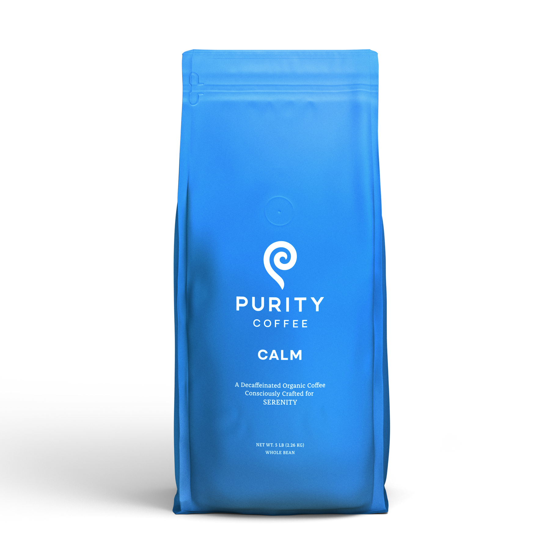 Purity Coffee CALM: Decaf Whole Bean Coffee