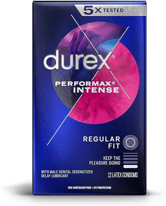 Durex Performax Intense Natural Rubber Latex Condoms