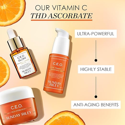 Sunday Riley C.E.O. Vitamin C Rich Hydration Cream Face Moisturizer