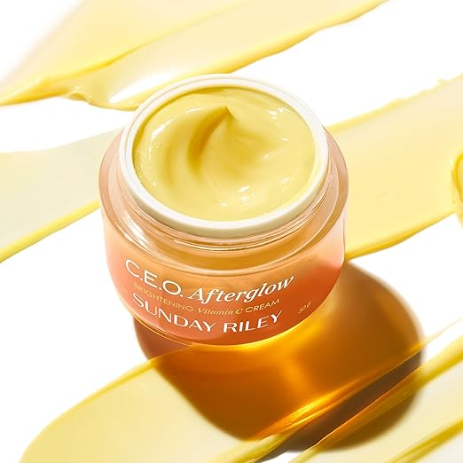 Sunday Riley C.E.O. Afterglow Brightening Vitamin C Cream Face Moisturizer