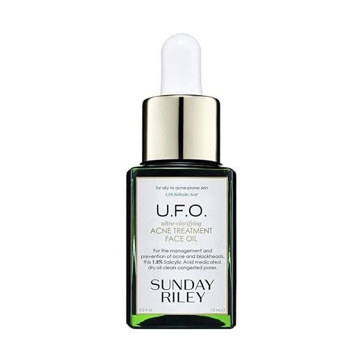 Sunday Riley U.F.O. Ultra-Clarifying Salicylic Acid and Tea Tree Acne Treatment Face Oil