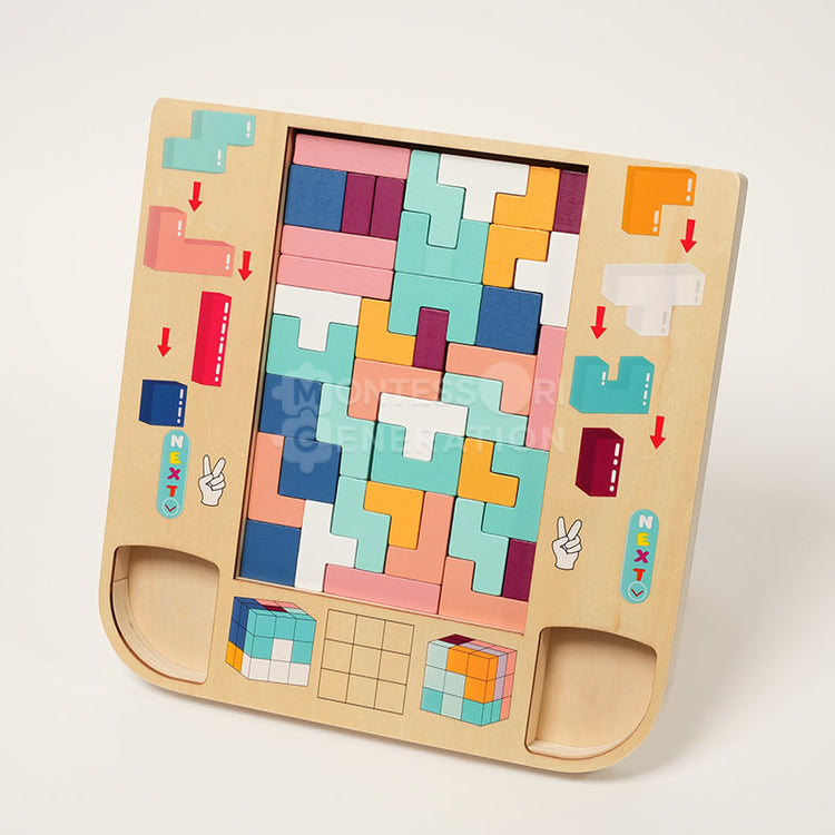 Montessori Wooden Tetris