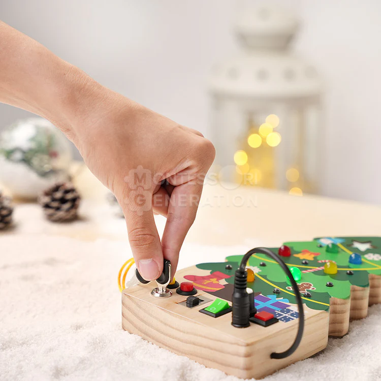 Montessori Christmas Switch Board