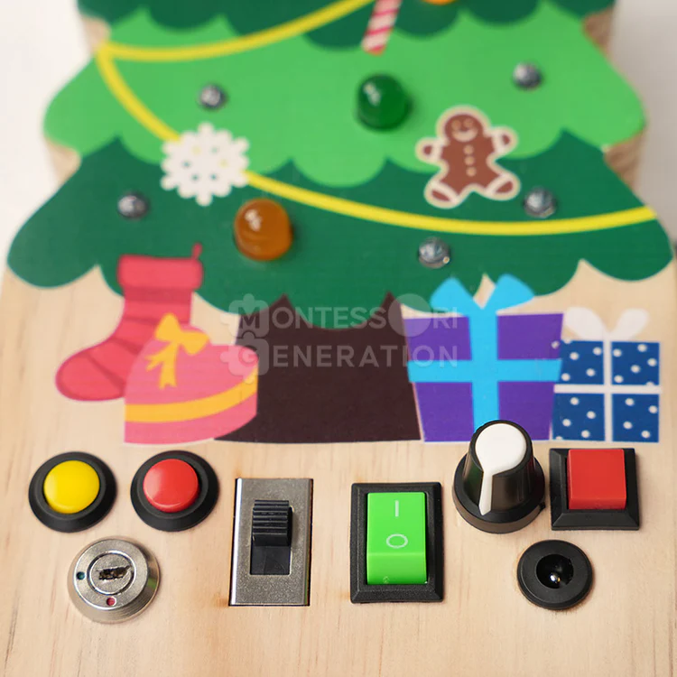 Montessori Christmas Switch Board