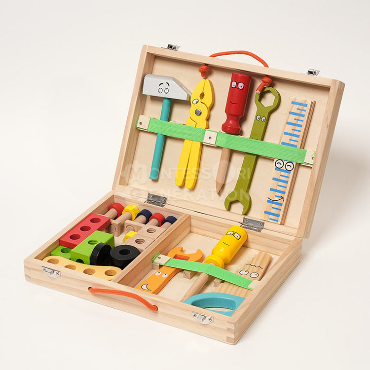 Montessori Wooden ToolBox