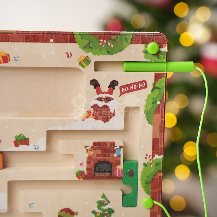 Montessori Christmas Maze