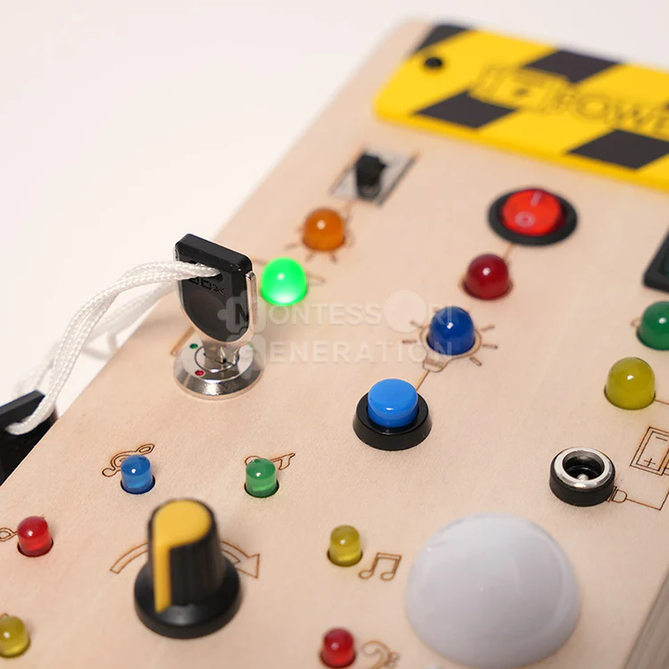 Montessori Wooden Switch Board