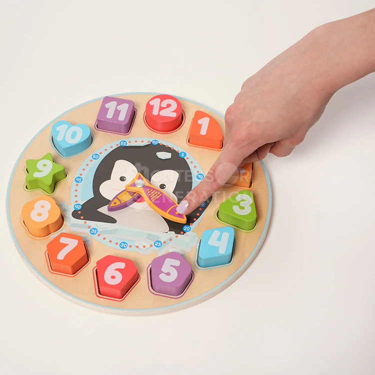 Montessori Penguin's Clock