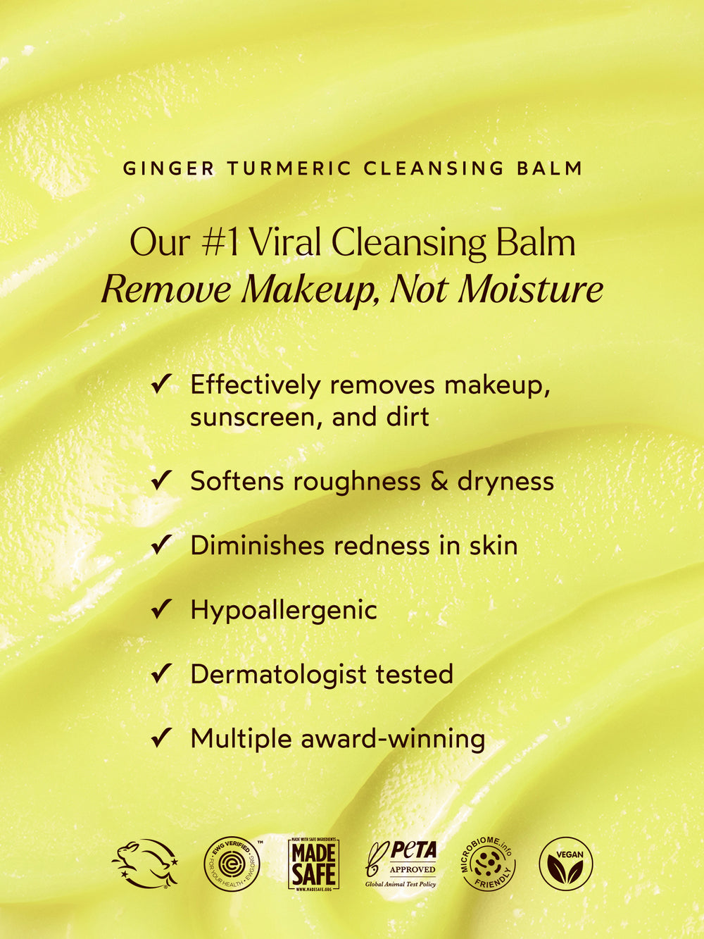 True Botanicals Ginger Turmeric Cleansing Balm