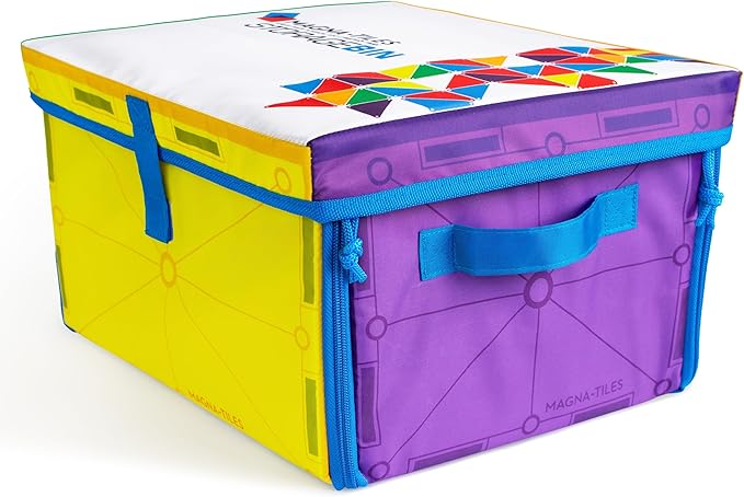 MAGNA-TILES Storage Bin & Interactive Play-Mat, The ORIGINAL Magnetic Building Brand