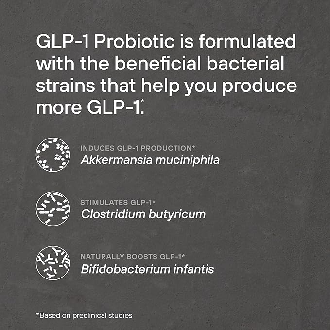 Pendulum GLP-1 Probiotic - 500M AFU Multi-Strain Probiotic + Prebiotic, Naturally Support GLP-1 Production & Curb Appetite